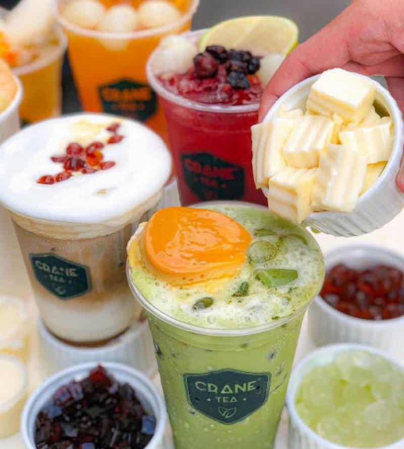 Sự đa dạng các loại topping ngon và hấp dẫn cho trà sữa, từ trân châu đến kem cheese